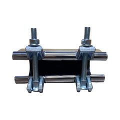 WAL-RICH Wal-Rich 2206218 3 inches x 6 inches Stainless Steel Repair Wrap-Around Clamp (Pack of 6)