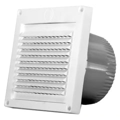 BUILDERS BEST Builders Best 110905 PFL344 Plastic Fixed Louver Mini Louver Hood (3-8 in)