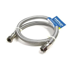 EASYFLEX Easyflex EF-FC-38C38C-20 Stainless Steel Braided Faucet Connector (3/8 inches C x 3/8 inches C, 20 inches)