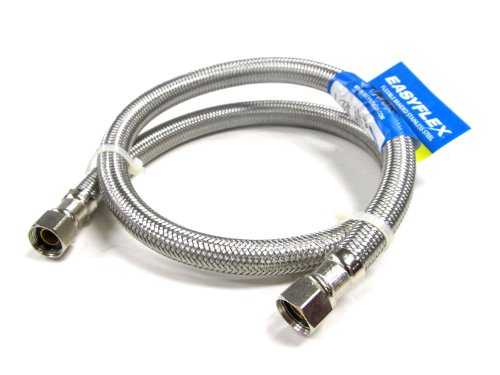 EASYFLEX Easyflex EF-FC-38C38C-20 Stainless Steel Braided Faucet Connector (3/8 inches C x 3/8 inches C, 20 inches)