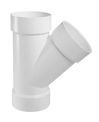 LESSO Lesso LP600-015 PVC DWV Wye (1-1/2 Inch)