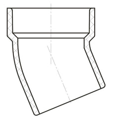LESSO Lesso LP327-015 Double 1/4 Bend (1-1/2 inches / Pack 20)