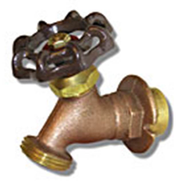 MATCO-NORCA Matco-Norca 206T03FLF Large Flange Brass Sillcock 1/2 inch (Lead Free)