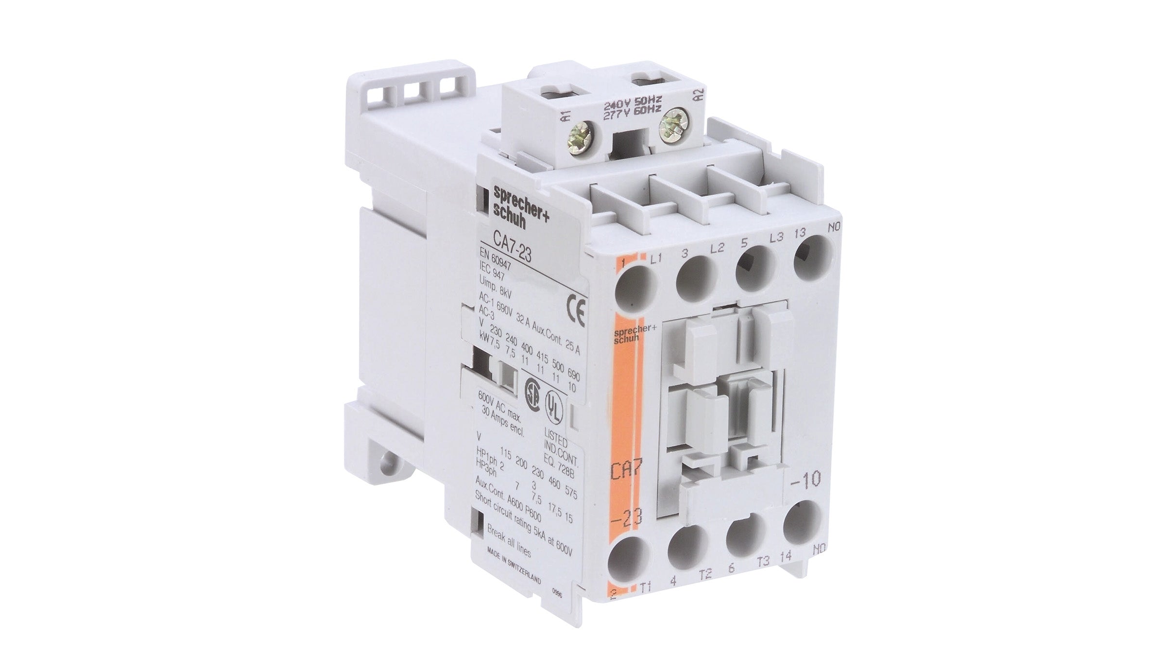 SPRECHER + SCHUH Sprecher + Schuh CA7-23-10-600 Contactor 23 A (3-pole) 22-321-401-36