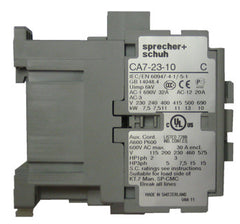 SPRECHER + SCHUH Sprecher + Schuh CA7-23-10-600 Contactor 23 A (3-pole) 22-321-401-36