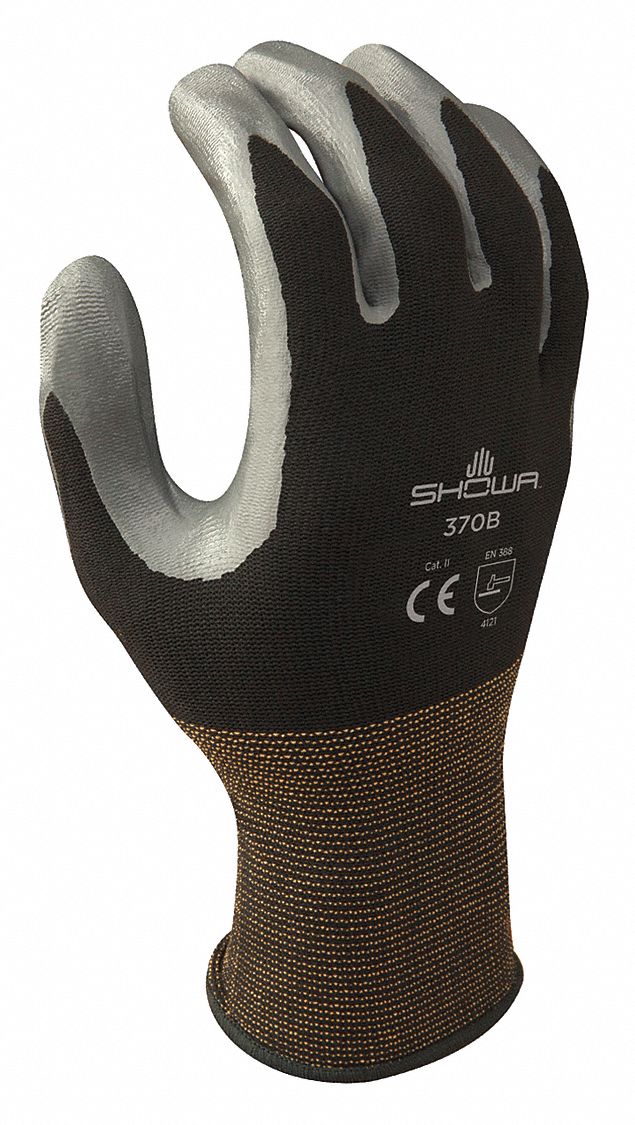 SHOWA Showa 370BL-08-V Coated Glove (L/8, 1 Pair)