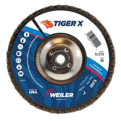 WEILER Weiler 51219 Tiger X Flap Disc 7 in Type 29 (5/8-11 Arbor)