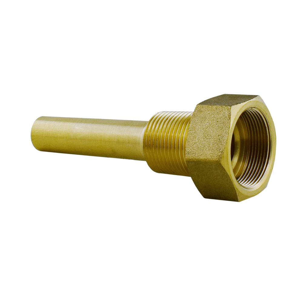 BRAXTON HARRIS COMPANY Braxton Harris Company BWWMAT brass well for Weksler multi-angle thermometer (2-1/2 inches length / 3/4 inches NPT)
