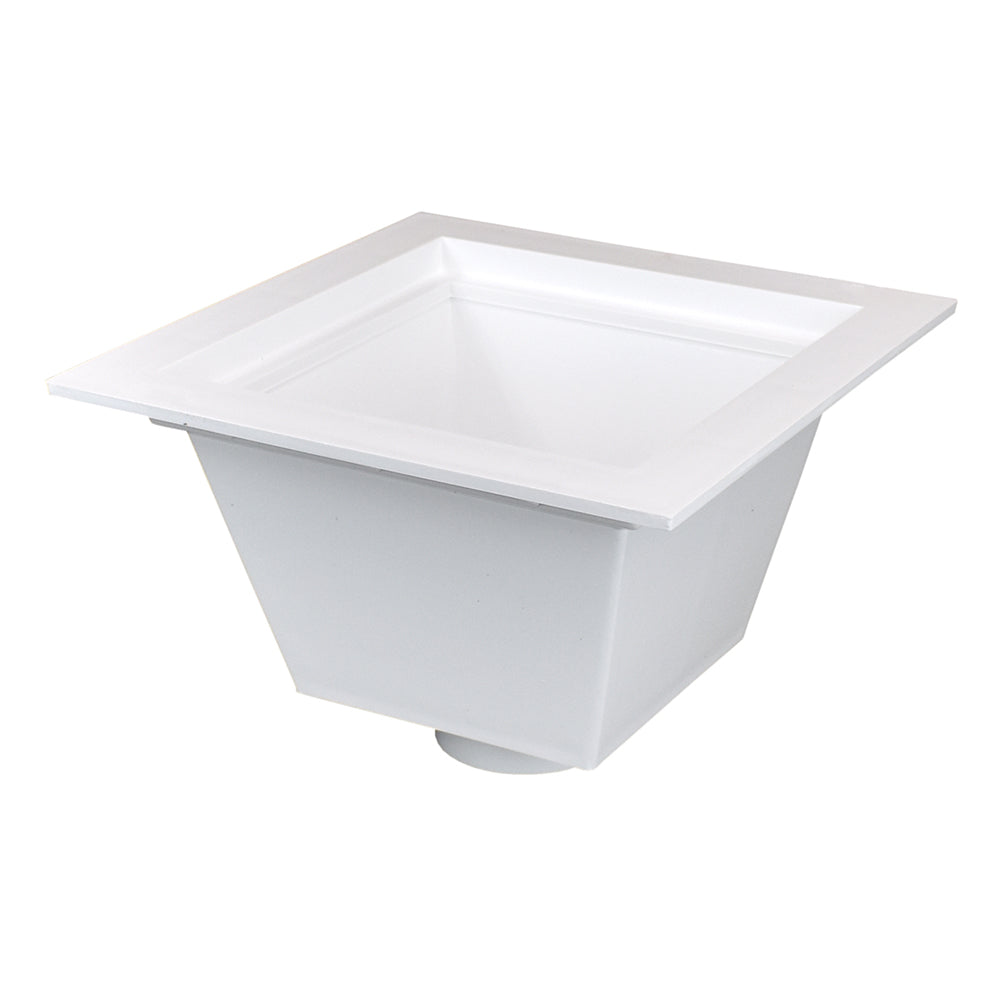 BRAXTON HARRIS COMPANY Braxton Harris Company PFS3H 3 inches Hub PVC Floor Sink Base Only (Each)