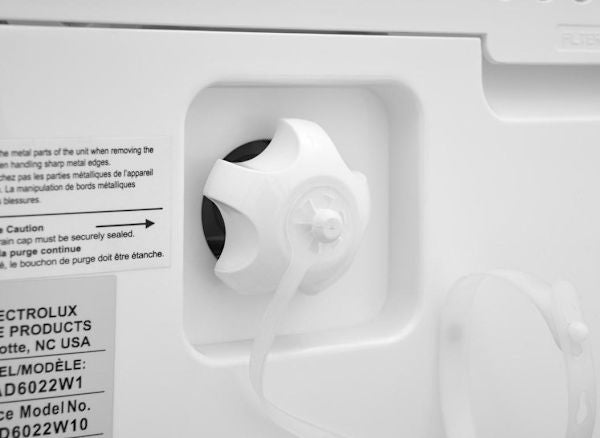 FRIGIDAIRE Frigidaire FHDP6033W1 60 Pint Built-In Pump Dehumidifier 5,000 sq. ft. Coverage