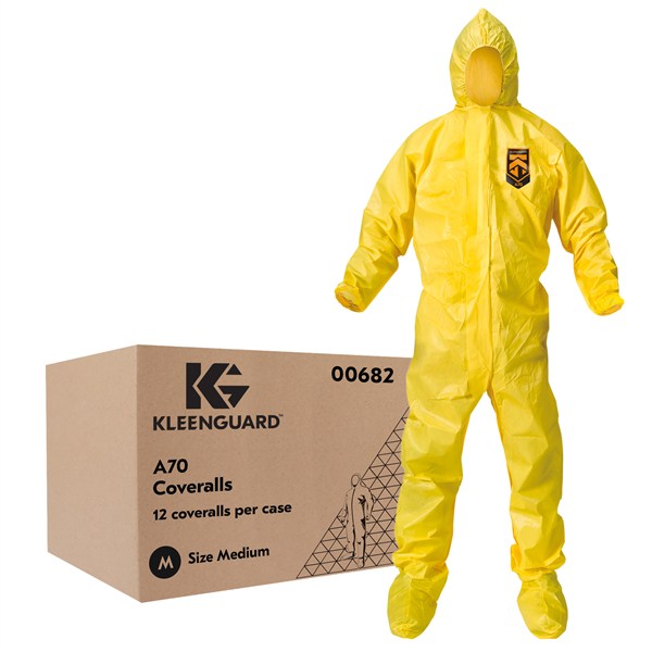 KIMBERLY-CLARK Kimberly-Clark 682 KleenGuard A70 chemical spray protection coverall (Medium)