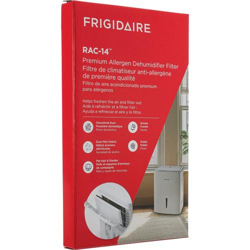 FRIGIDAIRE Frigidaire FRPARAC14 PureAir RAC-14 Premium Allergen Air Filter 1 Pack FRPARAC14