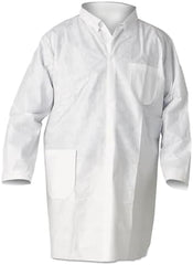 KIMBERLY-CLARK Kimberly-Clark 10019 Kleenguard lab coat snap front Medium 25 per Box KCC10019