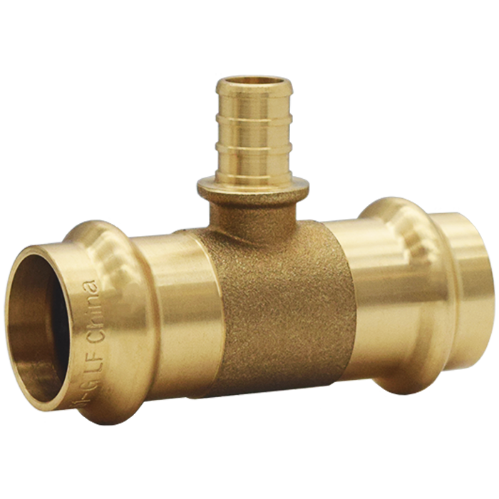 LEGEND VALVE Legend Valve 450-874P 1 in Press x 3/4 in F1807 Tee (1 x 1 x 3/4 in)