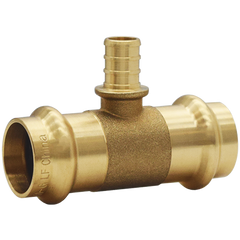 LEGEND VALVE Legend Valve 450-874P 1 in Press x 3/4 in F1807 Tee (1 x 1 x 3/4 in)