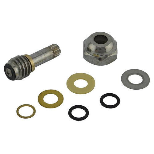 T&S BRASS T&S Brass 009754-25QT 1/4 Turn Stem Left-Hand Thread 110 V 200 W Quarter-Turn B-1100-QT