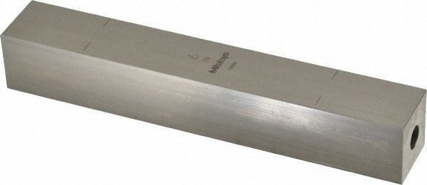 MITUTOYO Mitutoyo 614206-531 Square Steel Gage Block 6 in Grade 0