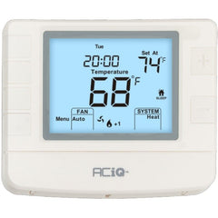 ACIQ Aciq STN1320 2 Heat/1 Cool Non-Programmable Thermostat 24V or Battery