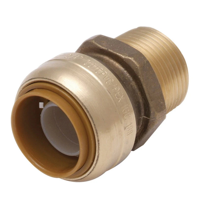 CASH-ACME Cash-Acme UR142A 1 x 3/4 In MIP Push-Fit Reducing Pipe Connector (1 in x 3/4 in)