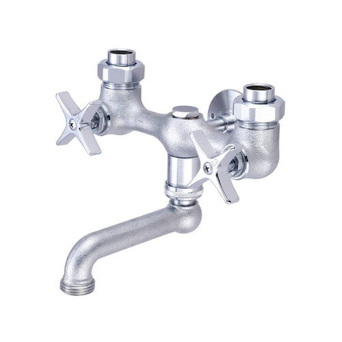 CENTRAL BRASS Central Brass 0471-RC Two Handle Laundry Faucet (6 inches Centers)