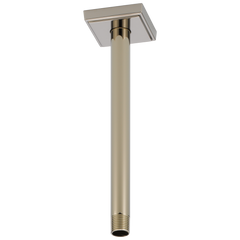 BRIZO Brizo RP70765PN 10 Inch Ceiling Mount Shower Arm and Square Flange (10 Inch)