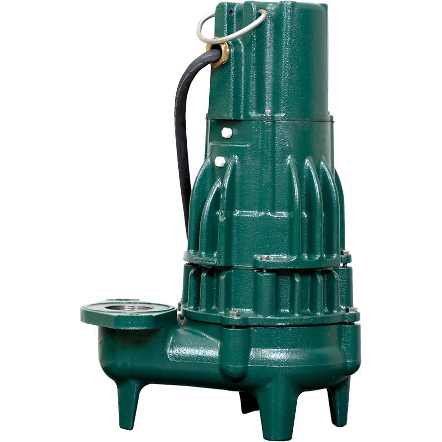 ZOELLER Zoeller 295-0010 Waste-Mate J295 Single Seal Manual Sewage Pump 2 HP (20 ft Cord)