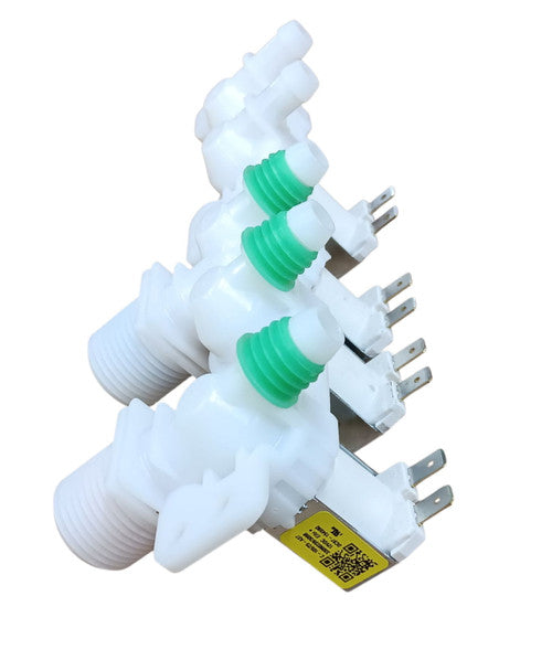 CHOICE MANUFACTURED PARTS Choice Manufactured Parts DC97-15459Q Washing Machine Multi Water Inlet Valve 120V 60Hz (Four Coils) Replacement PS16735204 AP7187126