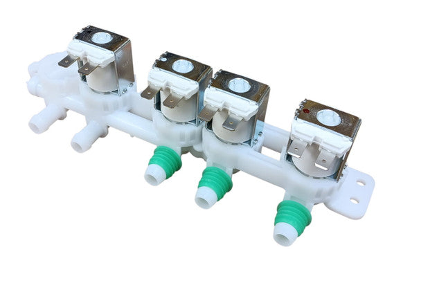 CHOICE MANUFACTURED PARTS Choice Manufactured Parts DC97-15459Q Washing Machine Multi Water Inlet Valve 120V 60Hz (Four Coils) Replacement PS16735204 AP7187126
