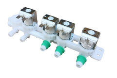 CHOICE MANUFACTURED PARTS Choice Manufactured Parts DC97-15459Q Washing Machine Multi Water Inlet Valve 120V 60Hz (Four Coils) Replacement PS16735204 AP7187126