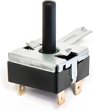 CHOICE MANUFACTURED PARTS Choice Manufactured Parts WE4M519 Clothes Dryer Rotary Start Switch 1250 watts (1 x 1 inch) AP4980910