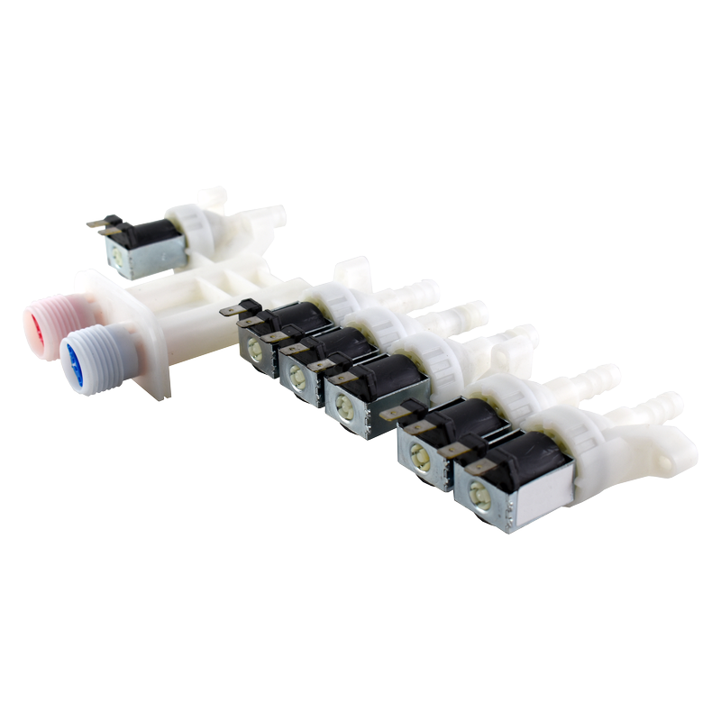 CHOICE MANUFACTURED PARTS Choice Manufactured Parts WH13X10059 Water Inlet Solenoid Valve Electric (Six-Coil) WH13X10059CM