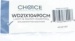 CHOICE MANUFACTURED PARTS Choice Manufactured Parts WD21X10490 Door Latch and Switch Assembly Electric (Dishwasher) WD21X10490CM