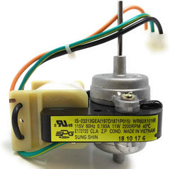 CHOICE MANUFACTURED PARTS Choice Manufactured Parts WR60X10168CM Refrigerator Condenser Fan Motor 11 W (1-3/4 inches shaft) replaces WR60X10168
