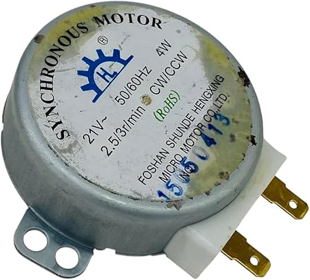 CHOICE MANUFACTURED PARTS Choice Manufactured Parts WB26X10038 Microwave Oven Turntable Motor 3.0 Watts (1 Count) Replacement ST16F