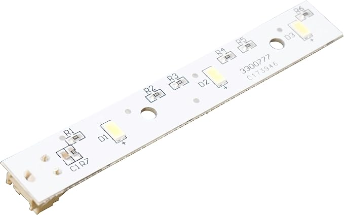 CHOICE MANUFACTURED PARTS Choice Manufactured Parts WR55X26671 Refrigerator Freezer LED Light Board Assembly 1W (1 Pack) PS11767930