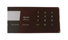 CHOICE MANUFACTURED PARTS Choice Manufactured Parts DG34-00017A Range Membrane Switch Touchpad Overlay 1W (24 x 4.5 x 0.75 inches) AP5578468