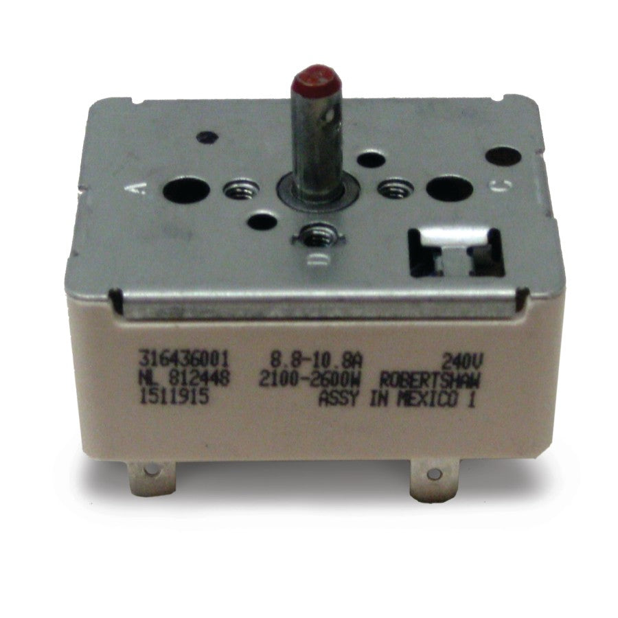 EXACT REPLACEMENT PARTS Exact Replacement Parts 316436001 Infinite switch 2100-2600W (Each) Replaces Electrolux 316436001
