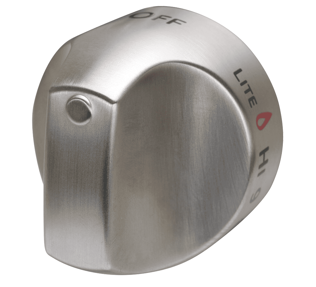 EXACT REPLACEMENT PARTS Exact Replacement Parts WB03K10265 Burner Knob (1-3/8 inches Stem, 2 inches Diameter) Replacement ERWB03K10265