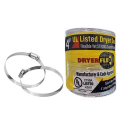 INOVATE Inovate DFLX42C 4 feet Flex With Clamps (4 in. x 4 ft.)