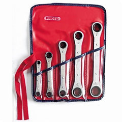 PROTO Proto J1190A Ratcheting Box Wrench Set 5-Piece (1/4 to 3/4 in)