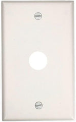 LEVITON Leviton 88017 1-Gang .625-Inch Hole Telephone/Cable Wallplate Thermoset Box Mount (Standard Size)