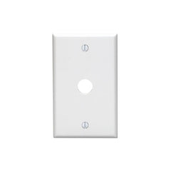 LEVITON Leviton 88017 1-Gang .625-Inch Hole Telephone/Cable Wallplate Thermoset Box Mount (Standard Size)
