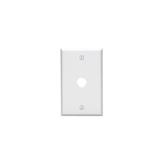 LEVITON Leviton 88017 1-Gang .625-Inch Hole Telephone/Cable Wallplate Thermoset Box Mount (Standard Size)