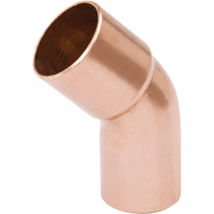 MUELLER STREAMLINE Mueller Streamline W 03326 1/2 Ftg x C 45 Ell (1/2 in) WE505-5/8