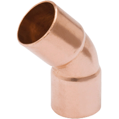MUELLER STREAMLINE Mueller Streamline W 03050 Copper Elbow 45 Short (1-3/8 inches OD)