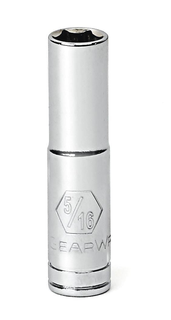 APEX Apex 80119 Deep Socket 1/4 in Drive 6-Point 5/16 in