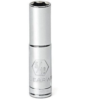 APEX Apex 80119 Deep Socket 1/4 in Drive 6-Point 5/16 in