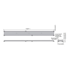 ACO Aco 37419 Tile Grate 55.12 in QTZ37419
