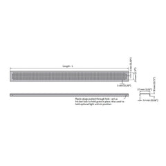 ACO Aco 37418 Quadrato Grate 55.12 inch