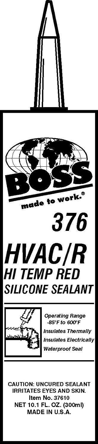 BOSS PRODUCTS Boss Products 37610 Hi-Temperature Sealant Cartridge 10.1 oz
